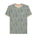 Wood-Ash-Khaki - Front - Lambretta Mens SS25 Paisley T-Shirt