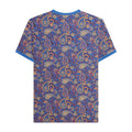 Dark Blue-Sand - Back - Lambretta Mens SS25 Paisley T-Shirt