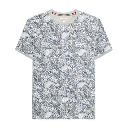 Desert Sage - Front - Lambretta Mens SS25 Paisley T-Shirt