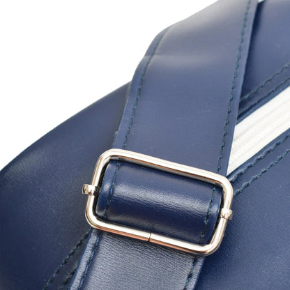 Navy-White - Side - Lambretta Unisex Adult Retro Bag