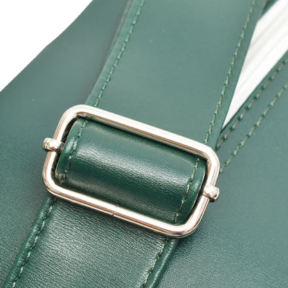 Dark Green-White - Side - Lambretta Unisex Adult Retro Bag