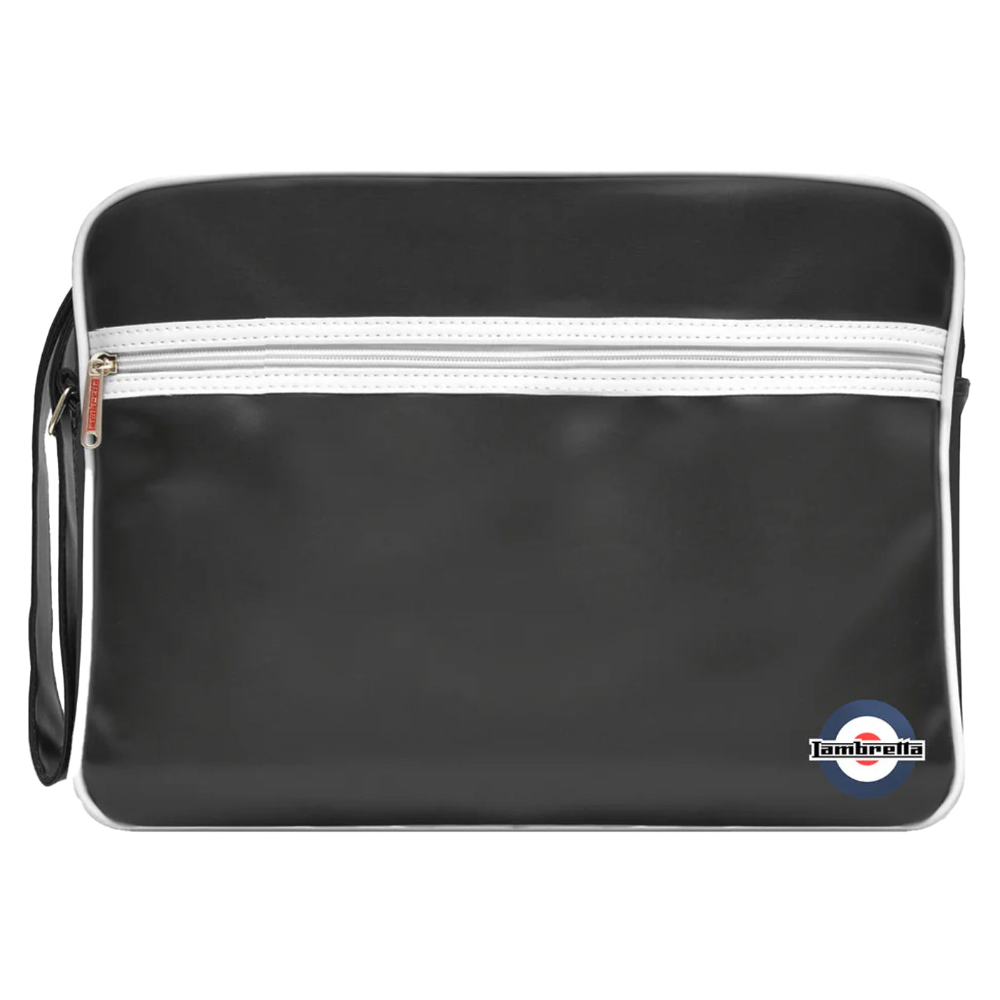 Black-White - Front - Lambretta Unisex Adult Retro Bag