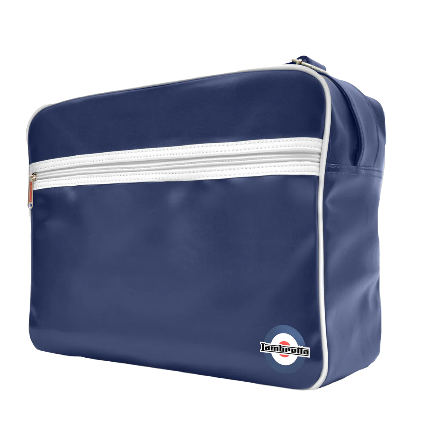 Navy-White - Back - Lambretta Unisex Adult Retro Bag