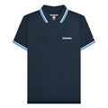 Navy - Front - Lambretta Mens SS25 Triple Tipped Polo Shirt
