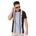 Navy - Side - Lambretta Mens SS25 Classic Polo Shirt