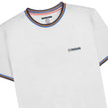 White-Navy-Tobacco-Royal Blue - Side - Lambretta Mens SS25 Triple Tipped Pique T-Shirt