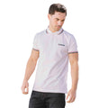 White-Red-Navy - Side - Lambretta Mens SS25 Twin Tip Polo Shirt