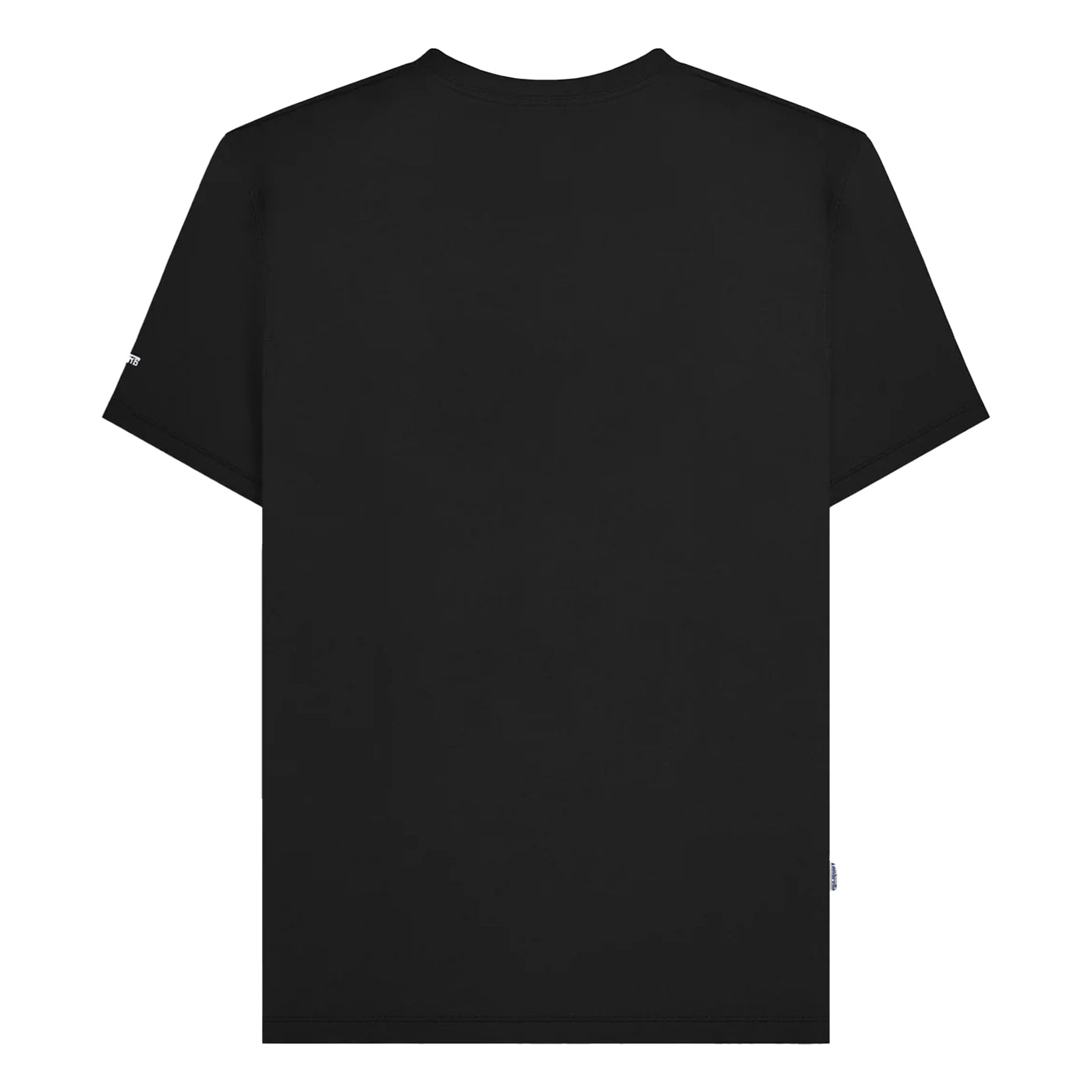 Black - Back - Lambretta Mens SS25 Racing Stripe Big & Tall T-Shirt