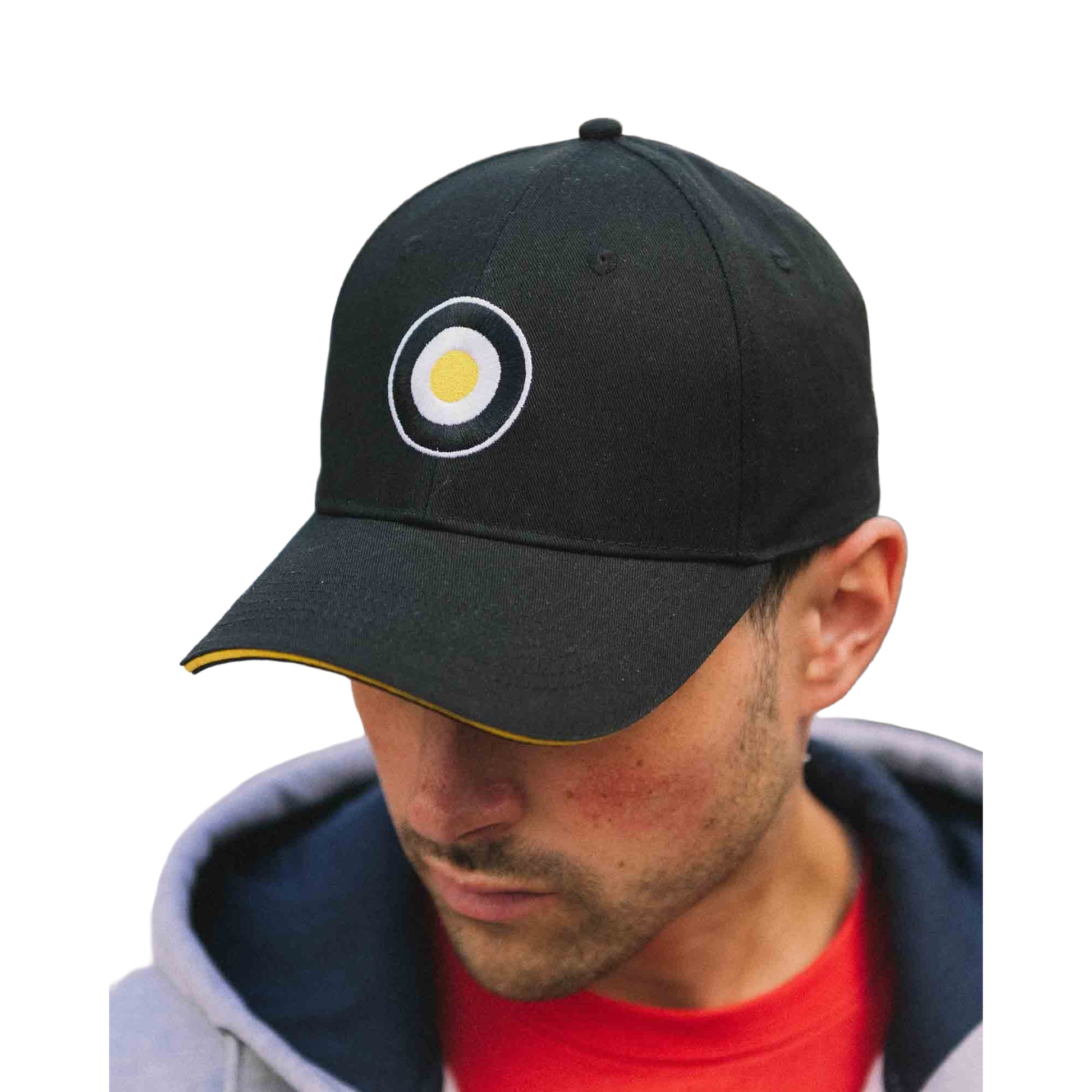 Black-Gold - Side - Lambretta Target Cap