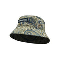 Khaki Green-Navy - Back - Lambretta Paisley Bucket Hat