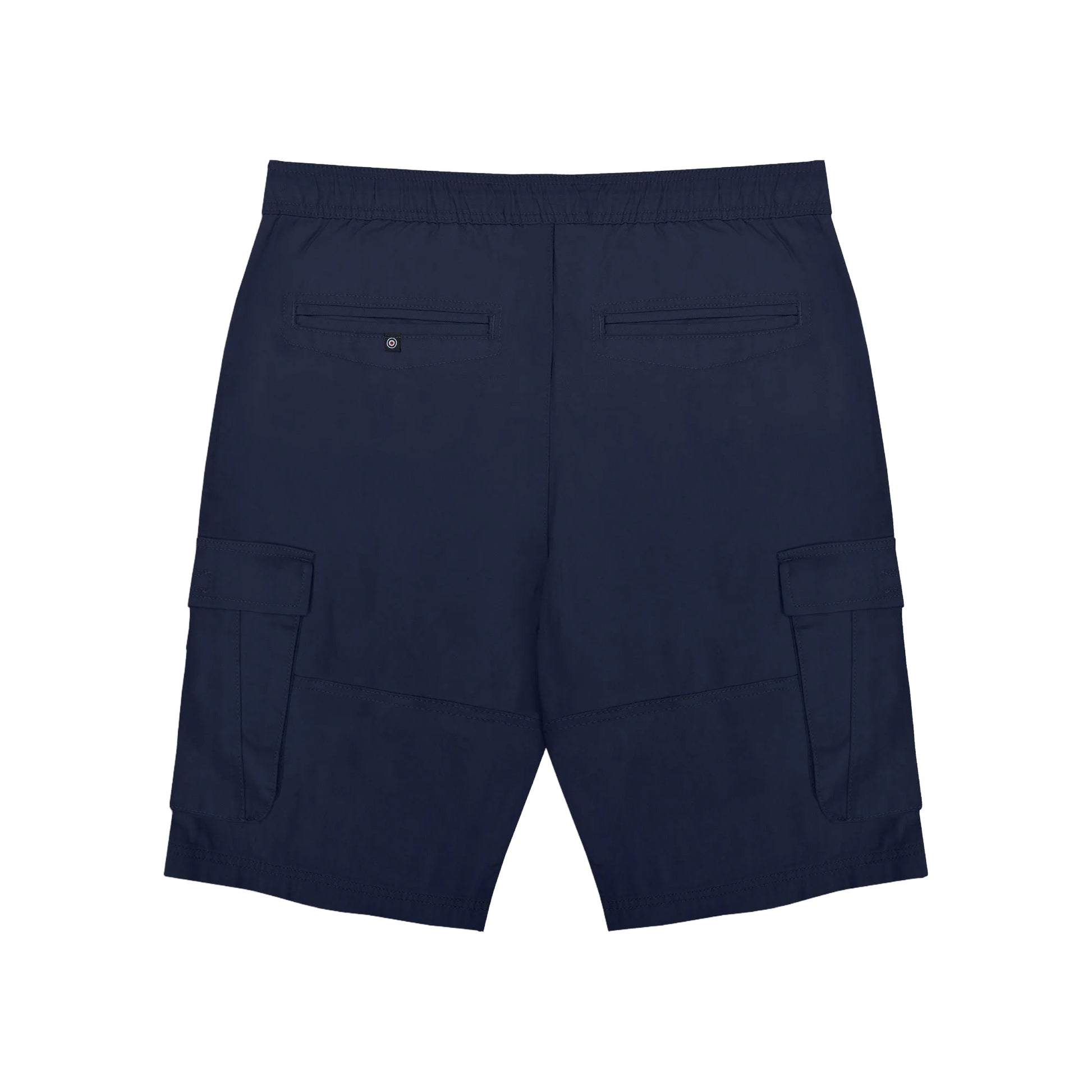 Navy - Back - Lambretta Mens Utility SS25 Cargo Shorts