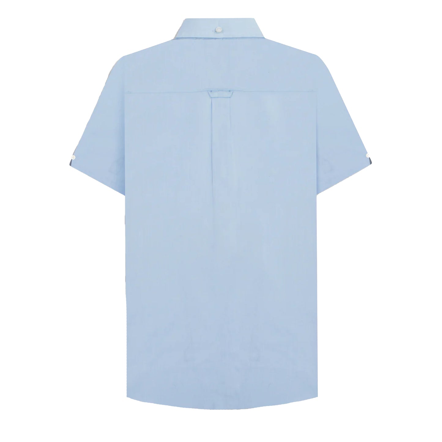 Sky Blue - Back - Lambretta Mens SS25 Oxford Shirt