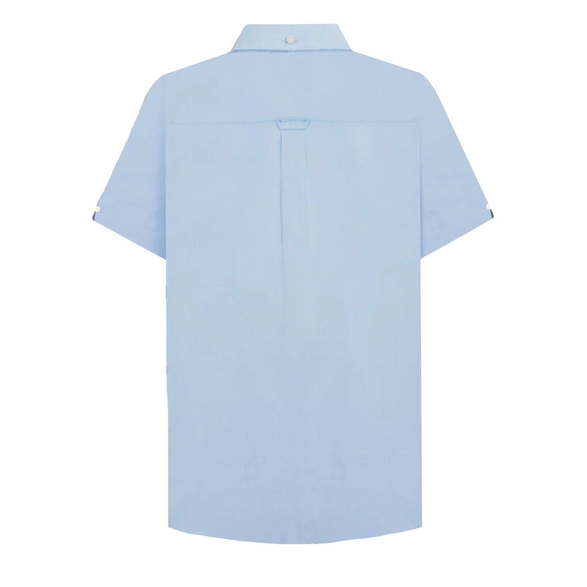 Sky Blue - Back - Lambretta Mens SS25 Oxford Shirt