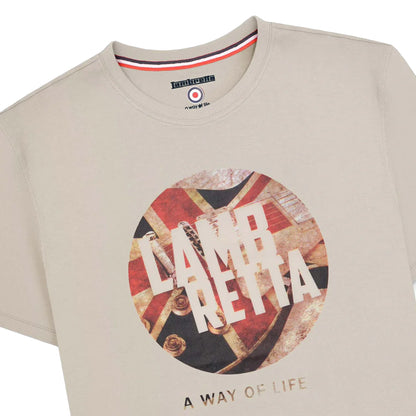 Jetstream - Side - Lambretta Mens Union Jack T-Shirt