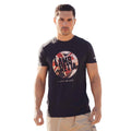 Navy - Side - Lambretta Mens Union Jack T-Shirt