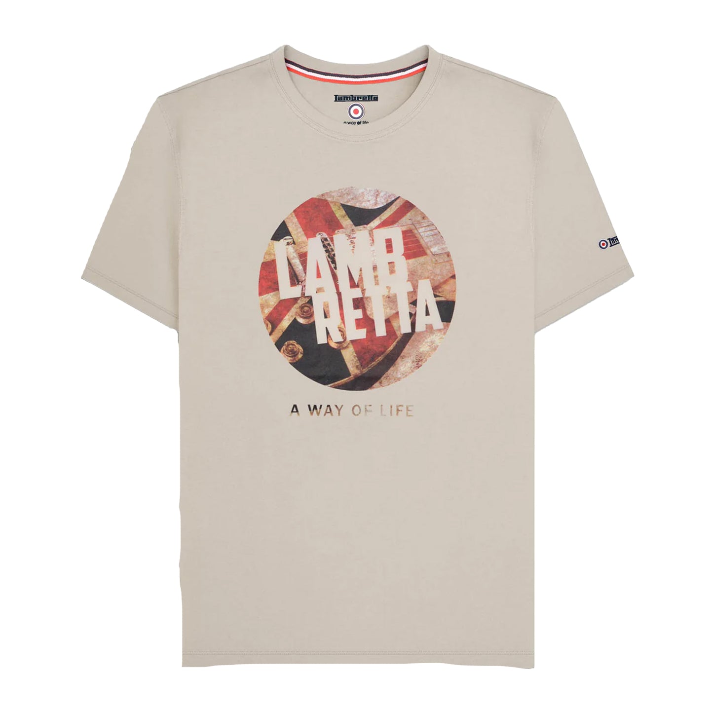 Jetstream - Front - Lambretta Mens Union Jack T-Shirt