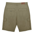 Khaki Green - Back - Lambretta Mens SS25 Cargo Shorts
