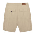 Stone - Back - Lambretta Mens SS25 Cargo Shorts