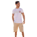 Stone - Side - Lambretta Mens SS25 Cargo Shorts