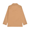 Tan - Back - Lambretta Mens Bergen Jacket