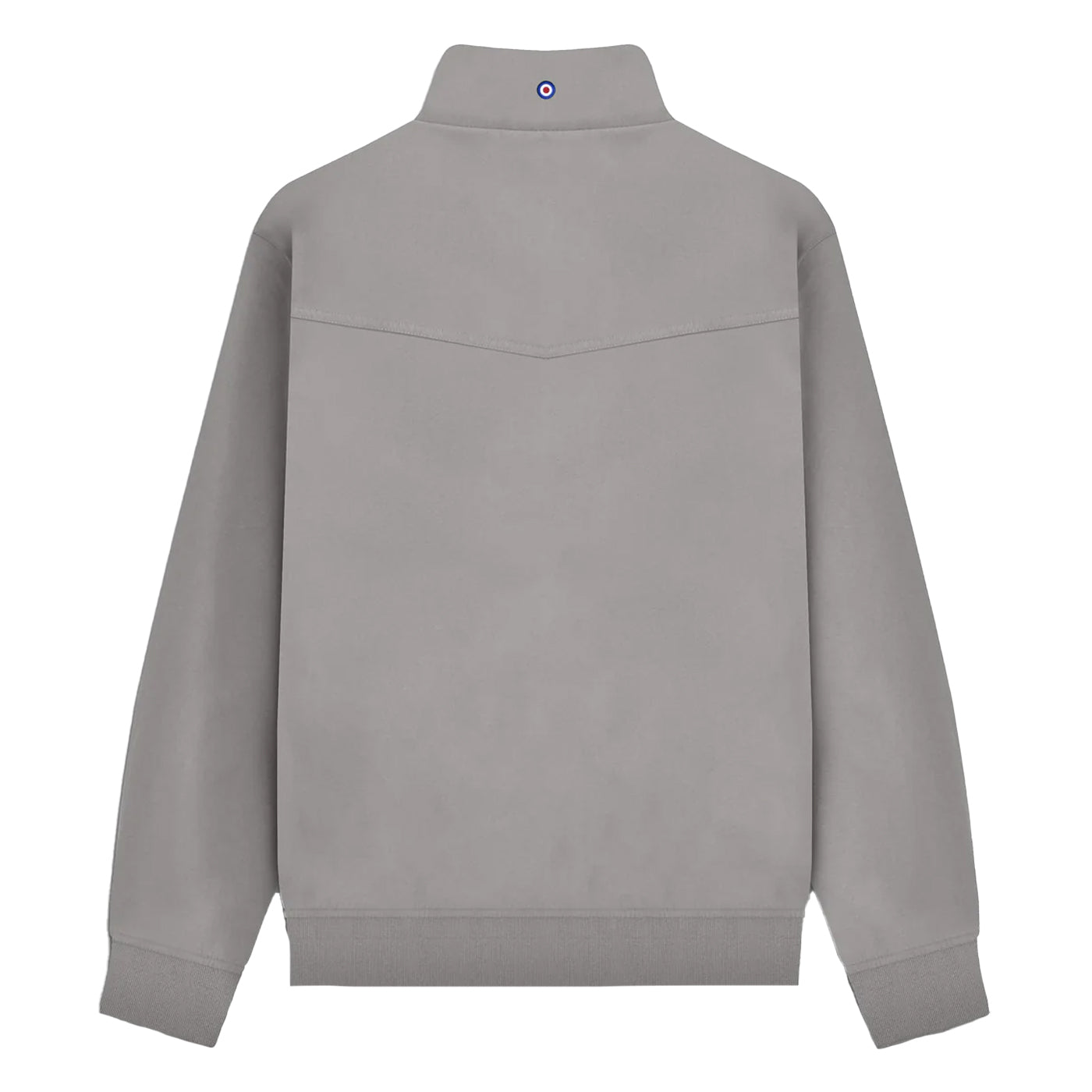 Dark Grey - Back - Lambretta Mens Shower Resistant Harrington Jacket