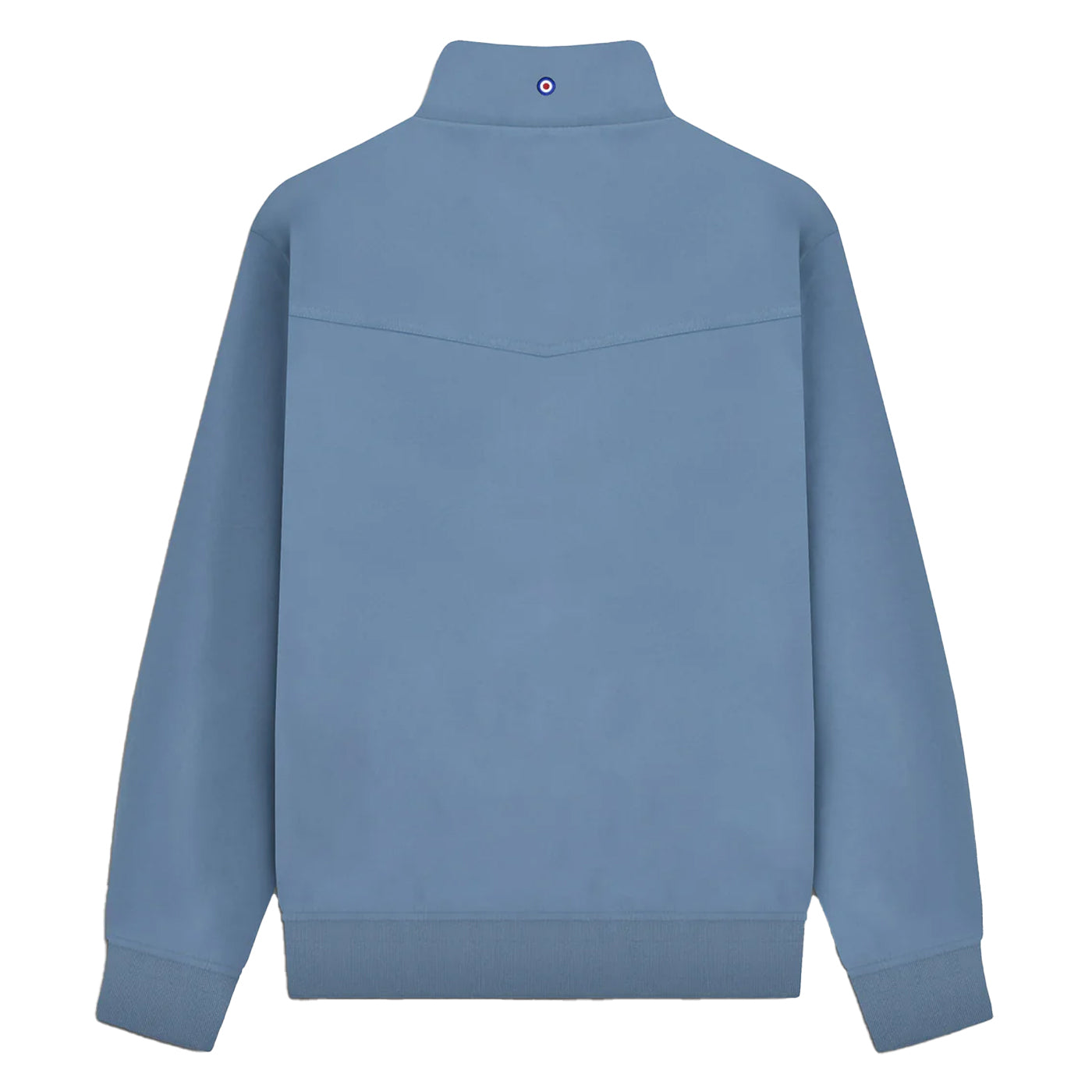 Mid Blue - Back - Lambretta Mens Shower Resistant Harrington Jacket