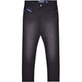 Dark Blue - Front - Lambretta Mens Chester Straight Jeans