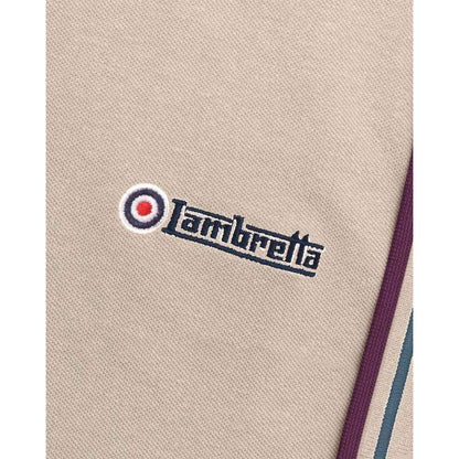Stone-Moon-Ocean-Winter Bloom - Lifestyle - Lambretta Mens Twin Tip Polo Shirt