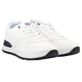 White-Beige - Lifestyle - Lambretta Unisex Adult Echo 2 Trainers