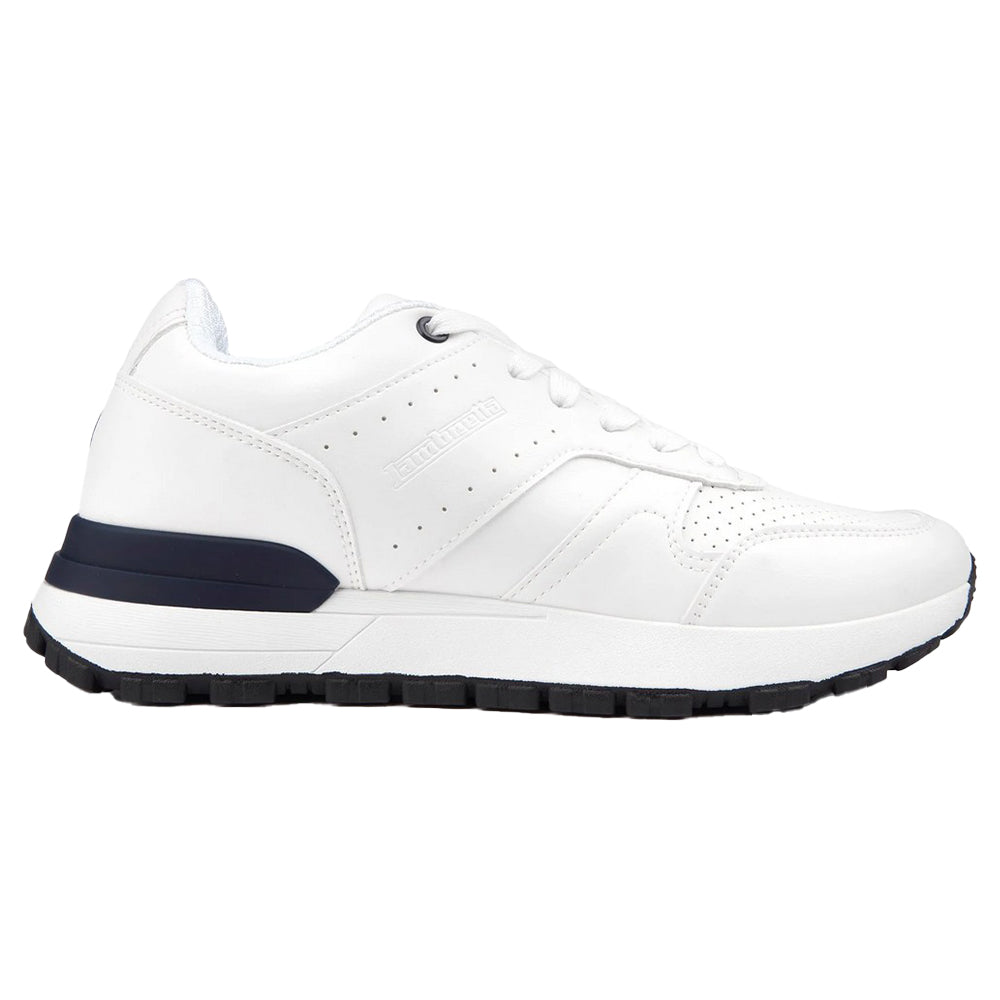 White-Beige - Front - Lambretta Unisex Adult Echo 2 Trainers