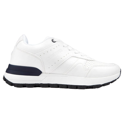 White-Beige - Front - Lambretta Unisex Adult Echo 2 Trainers