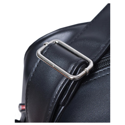 Black - Pack Shot - Lambretta Racing Stripe Toiletry Bag