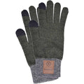 Khaki-Charcoal - Back - Lambretta Mens Touch Screen Gloves