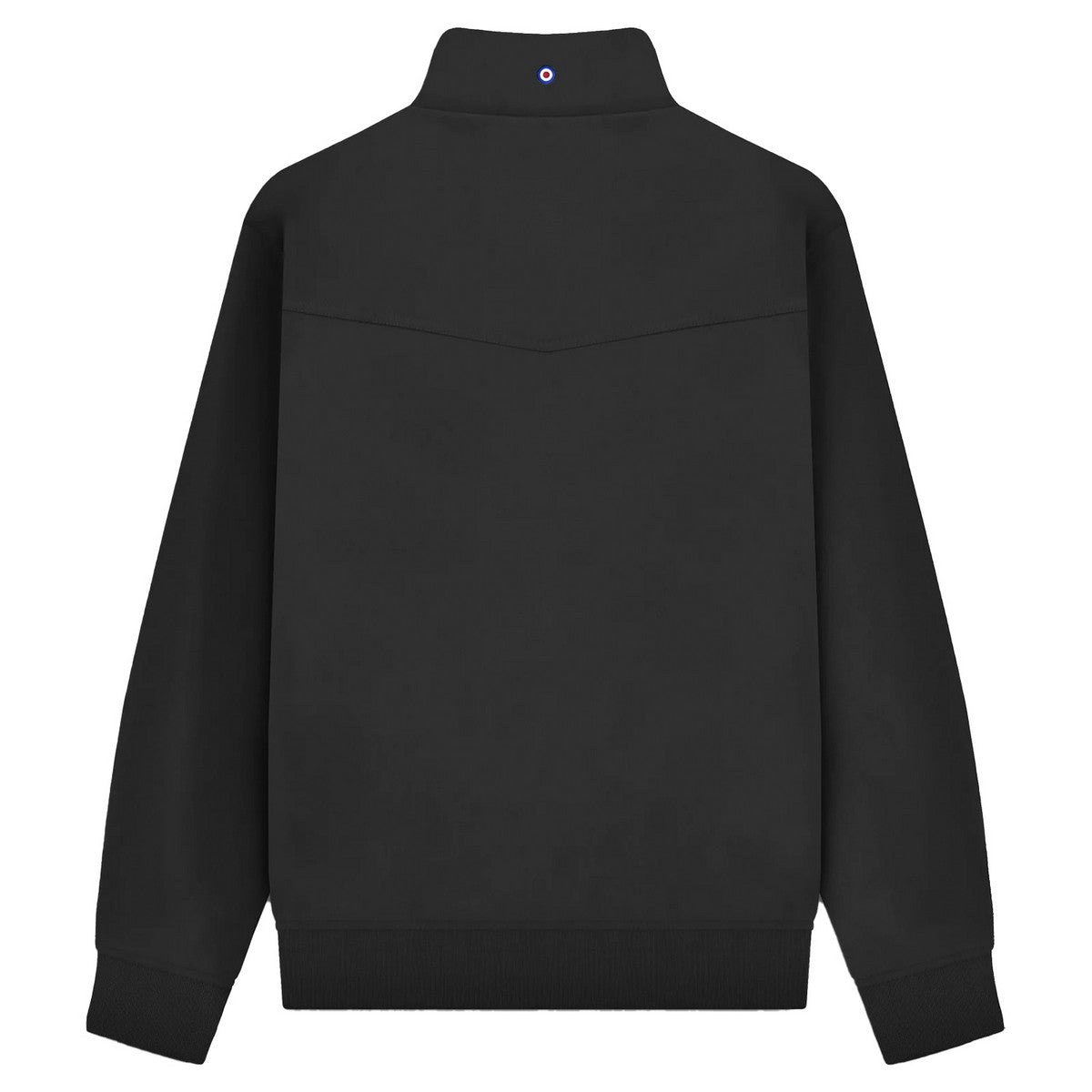 Black - Back - Lambretta Mens Shower Resistant Harrington Jacket