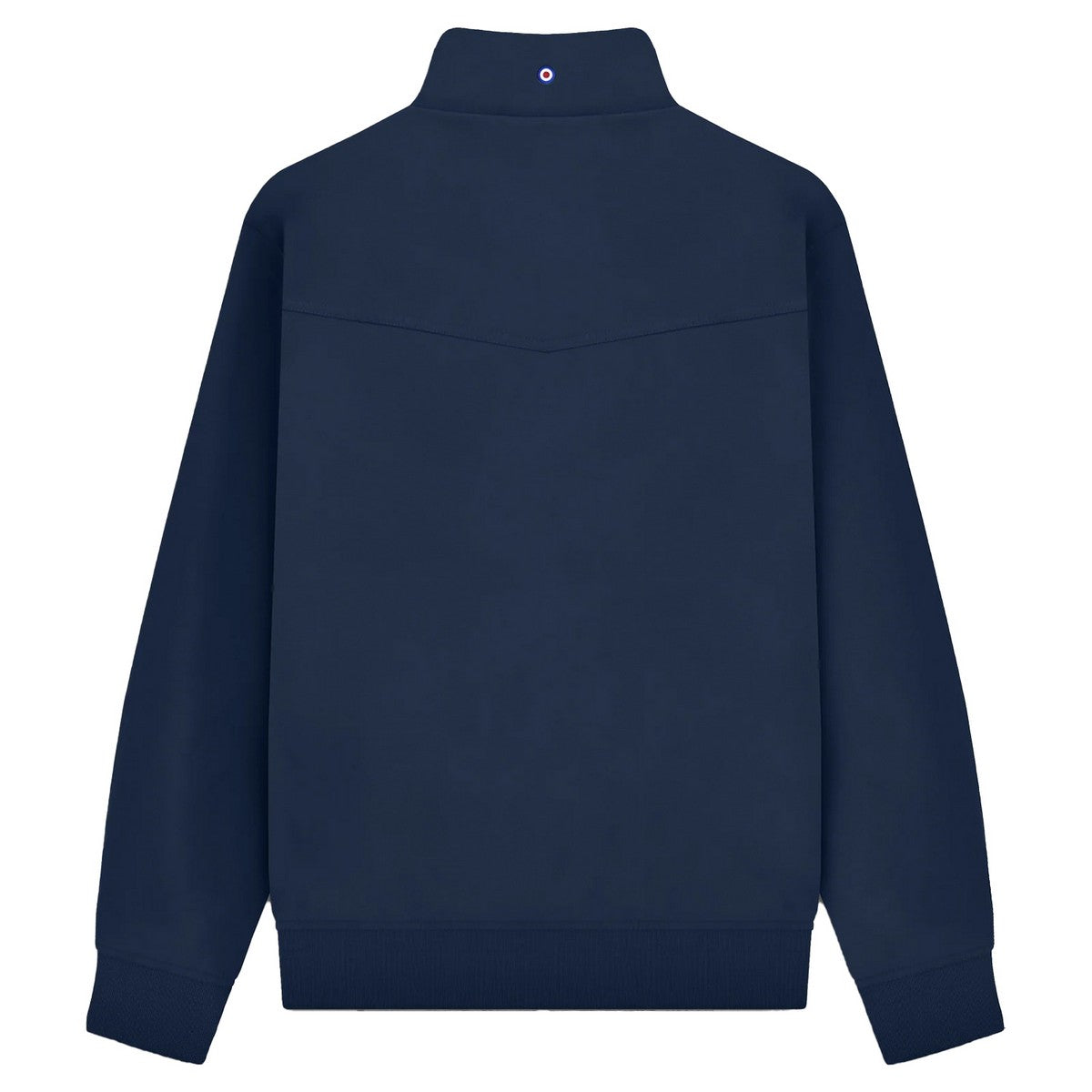 Navy - Back - Lambretta Mens Shower Resistant Harrington Jacket