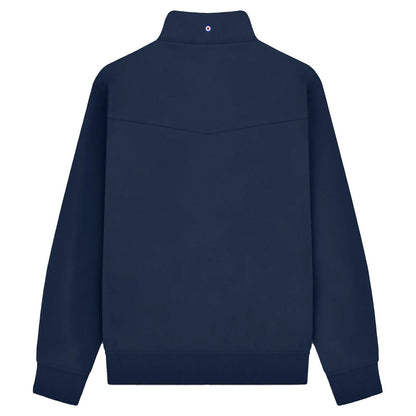 Navy - Back - Lambretta Mens Shower Resistant Harrington Jacket