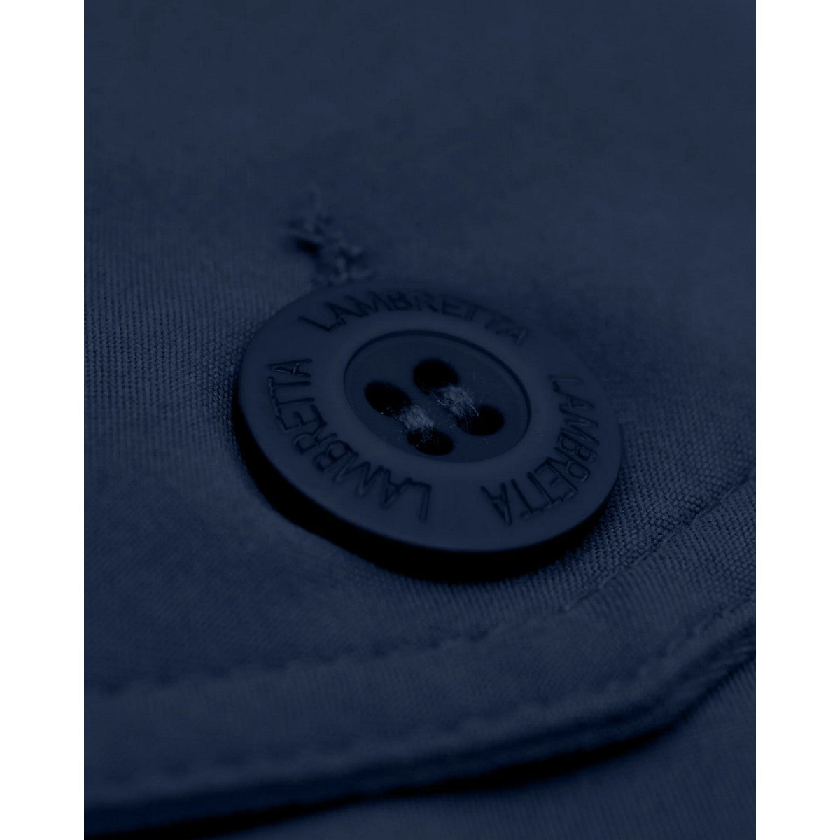 Navy - Pack Shot - Lambretta Mens Shower Resistant Harrington Jacket