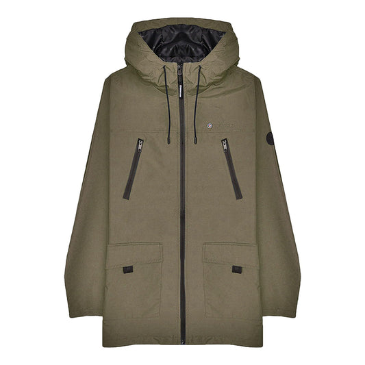 Khaki - Front - Lambretta Mens Terrace Jacket