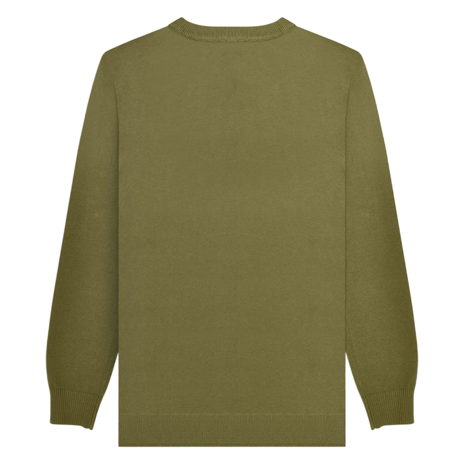 Khaki - Back - Lambretta Mens AW25 Scooter Christmas Jumper