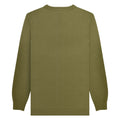 Khaki - Back - Lambretta Mens AW25 Scooter Christmas Jumper