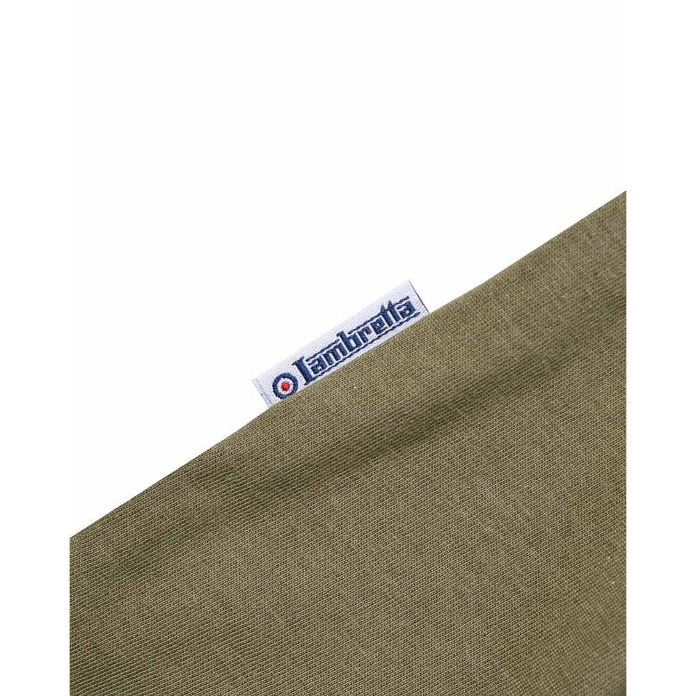 Khaki - Lifestyle - Lambretta Mens Vinyl Record T-Shirt