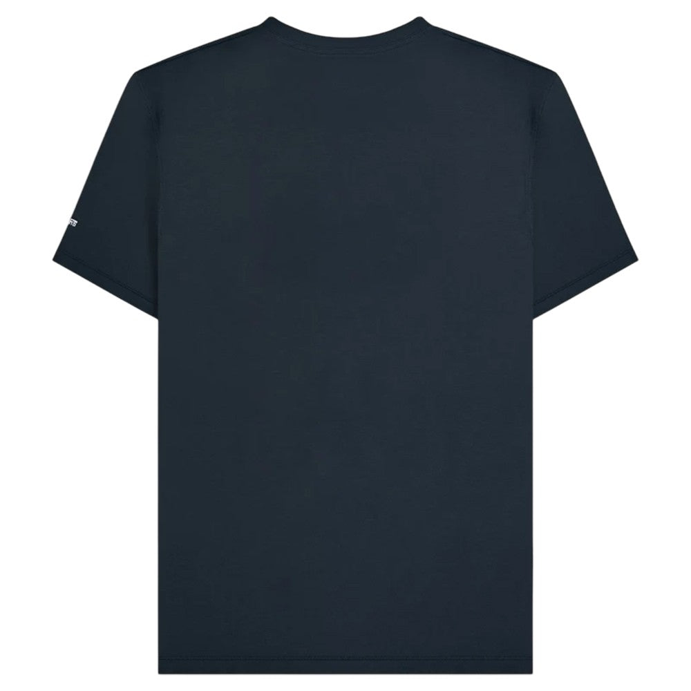 Navy - Back - Lambretta Mens Vinyl Record T-Shirt