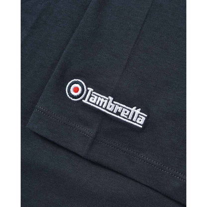 Navy - Lifestyle - Lambretta Mens Vinyl Record T-Shirt
