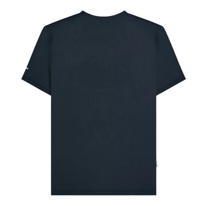 Navy - Back - Lambretta Mens Badge T-Shirt
