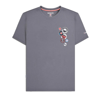 Iron - Front - Lambretta Mens Badge T-Shirt