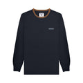 Iron-Black - Front - Lambretta Mens Tipped Knitted Jumper