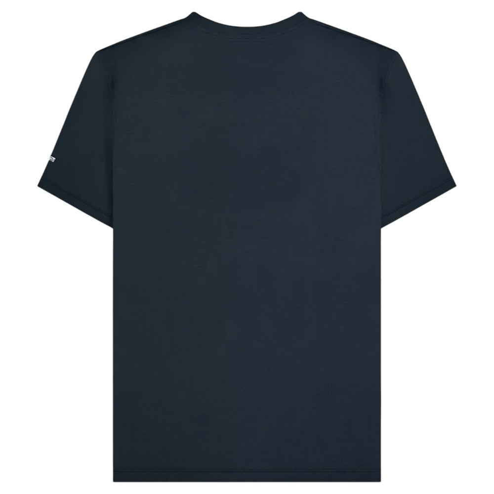Navy - Back - Lambretta Mens Scooter T-Shirt