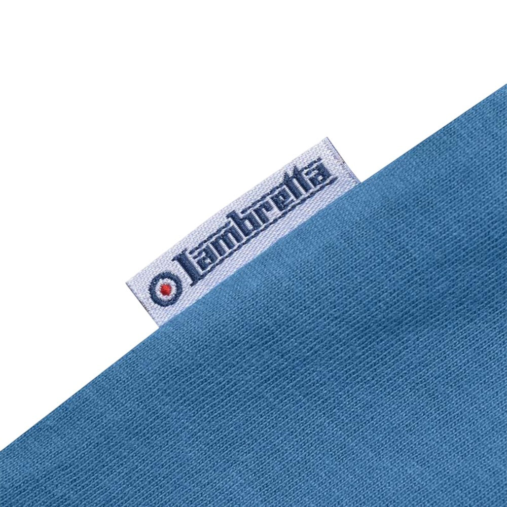 Dark Blue - Side - Lambretta Mens Scooter T-Shirt