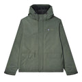 Khaki Green - Front - Lambretta Mens AW25 Hooded Padded Jacket