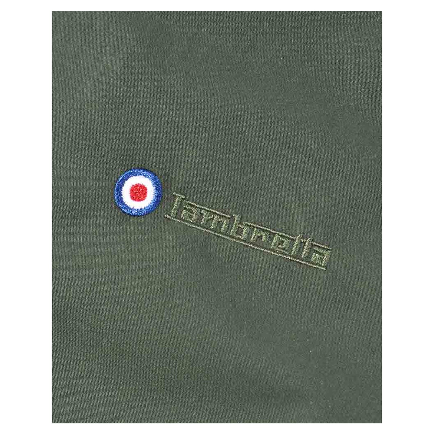 Khaki Green - Side - Lambretta Mens AW25 Hooded Padded Jacket